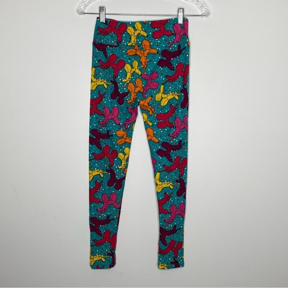 LuLaRoe Birthday Balloon Animal One Size Leggings - Picture 1 of 9